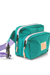 KNW Fanny Pack | Teal/Lavender