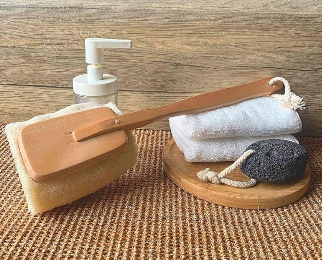 Body STICK Loofah sponge back scrubber