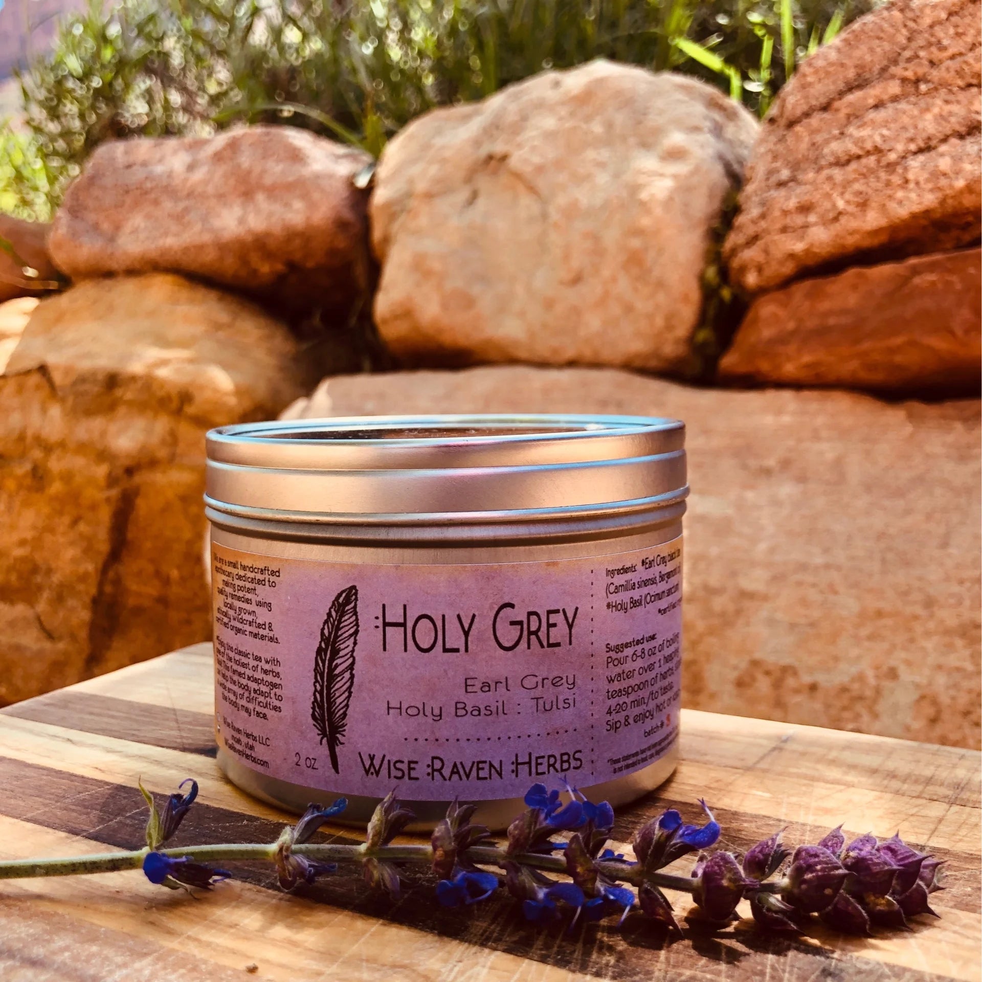 Wise Raven Herbal Tea Tin 2oz