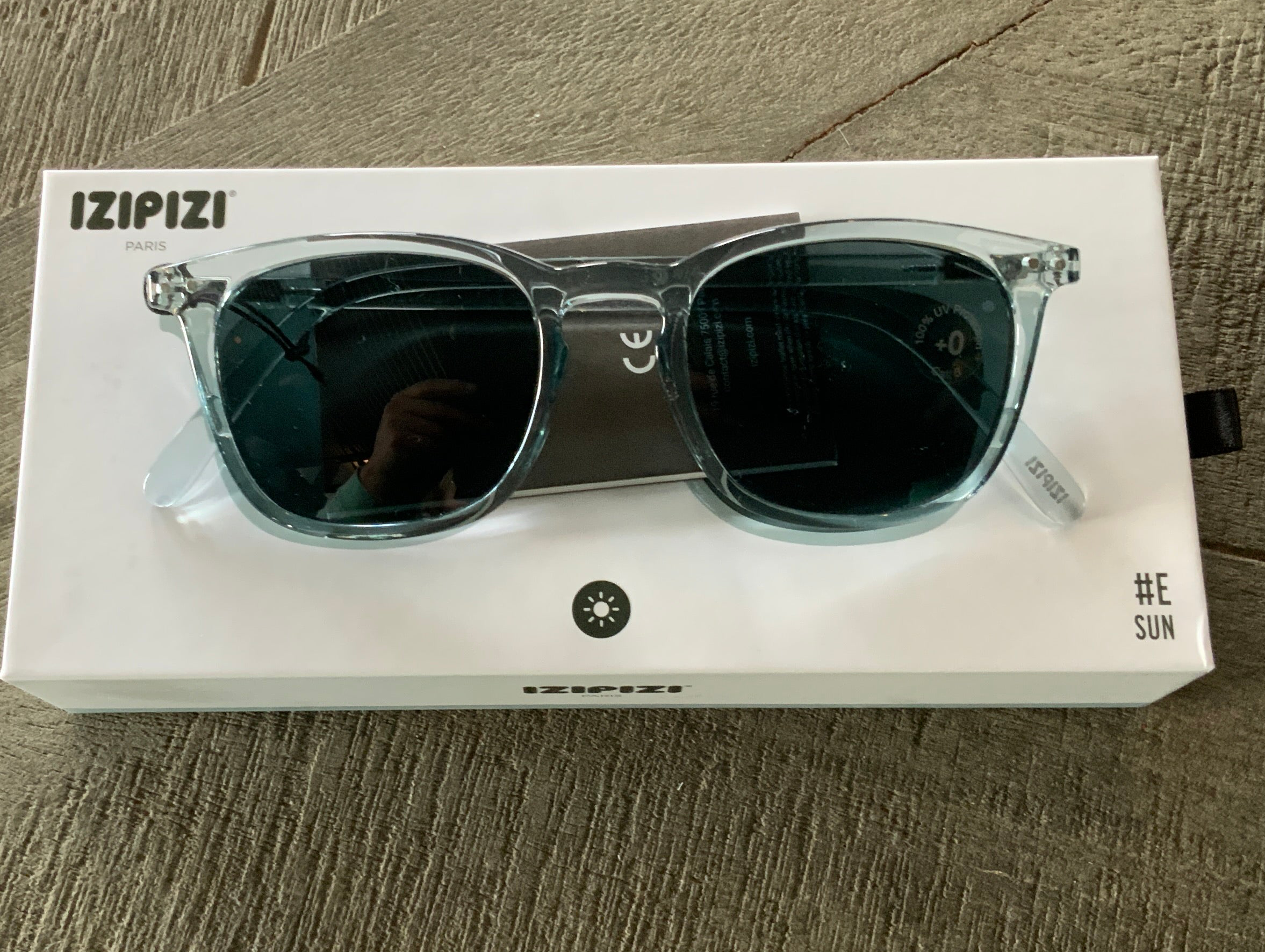 Izipizi Paris #E Frozen Blue Blue Lenses