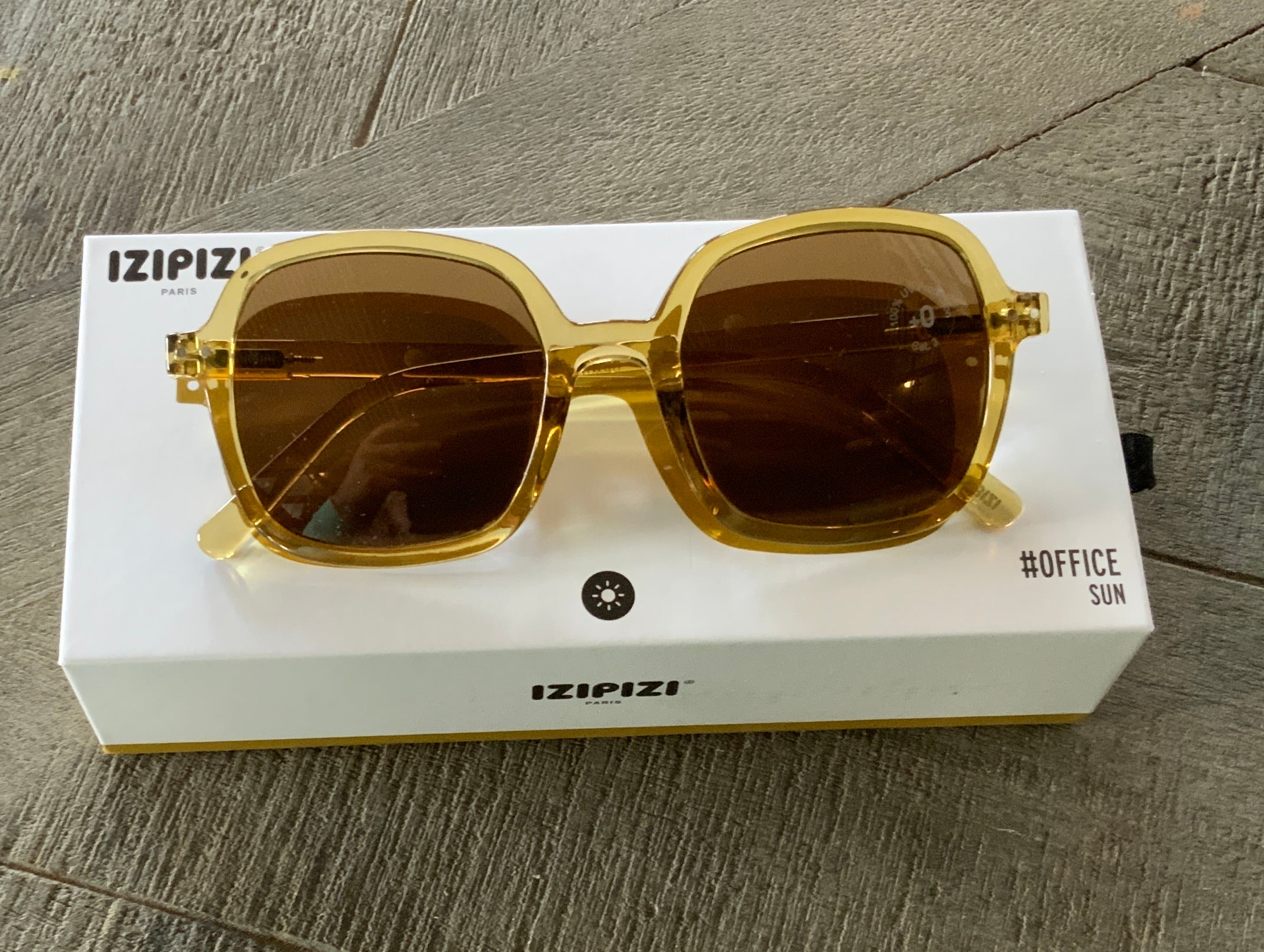 Izipizi Paris # OFFICE Golden Green Brown Lenses