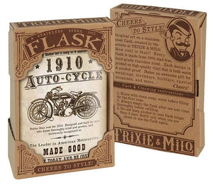 Flask-Autocycle Vintage Motorcycle