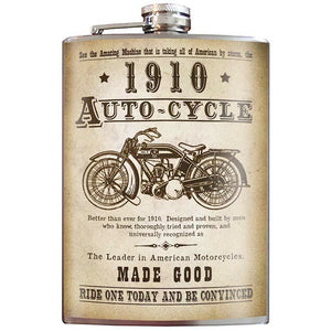 Flask-Autocycle Vintage Motorcycle