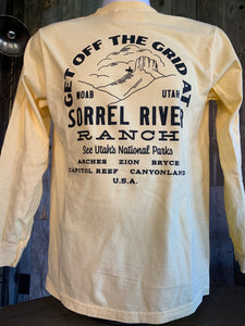 SRR Long Sleeve T-Shirt "Off The Grid"- Butter