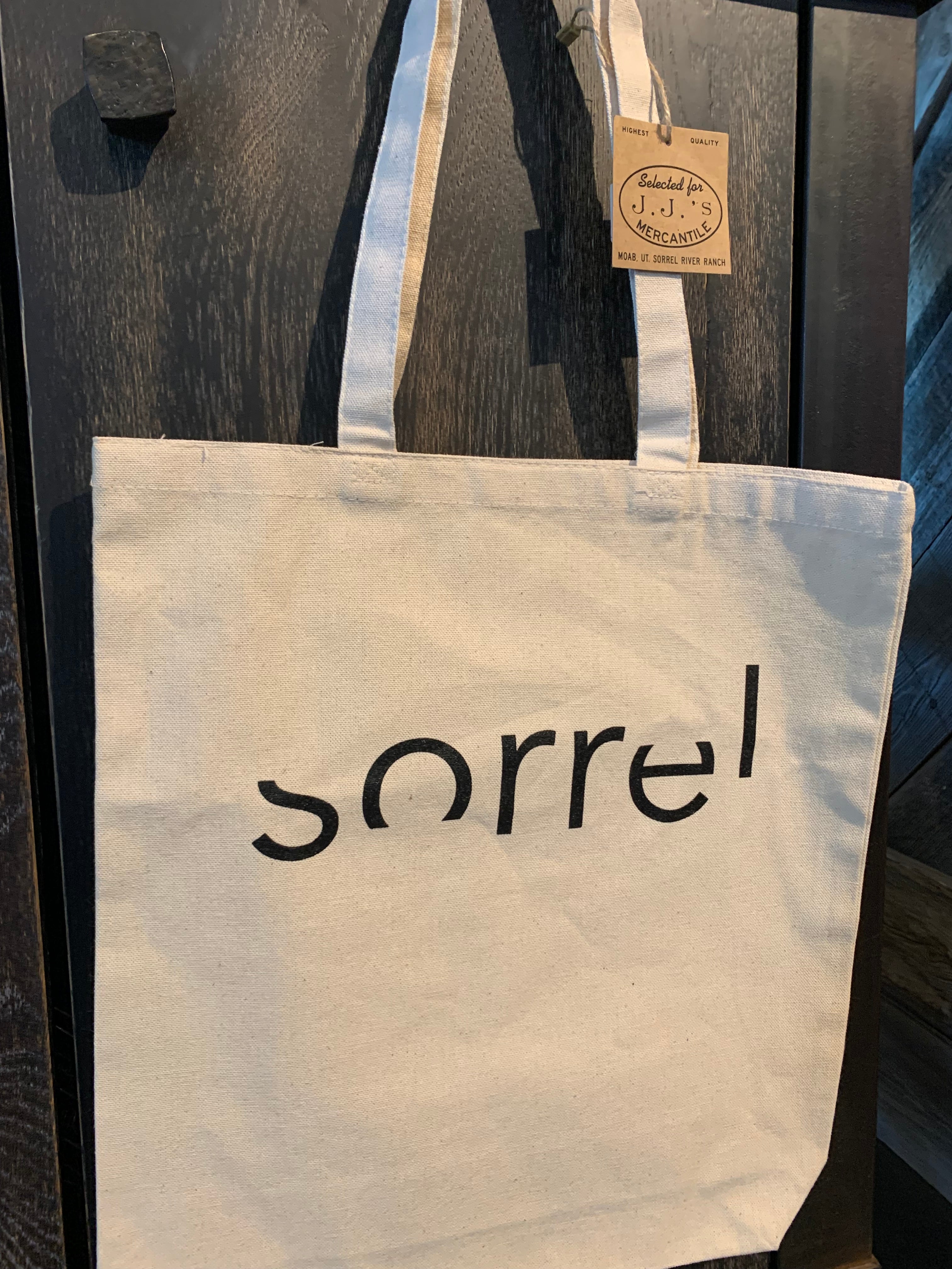 AM 2021 Sorrel logo canvas bag