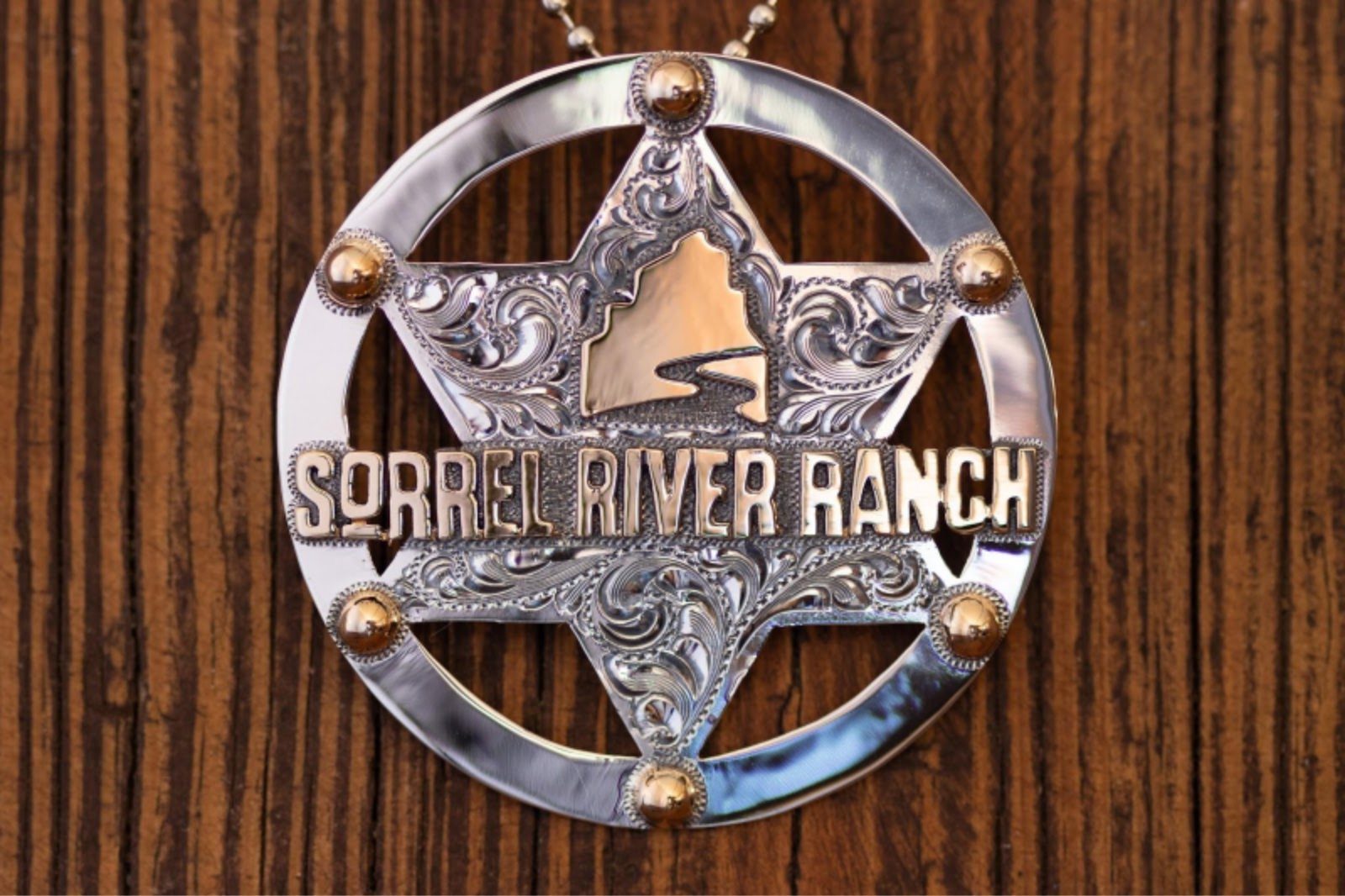 SRR Star Sheriff Badge Necklace